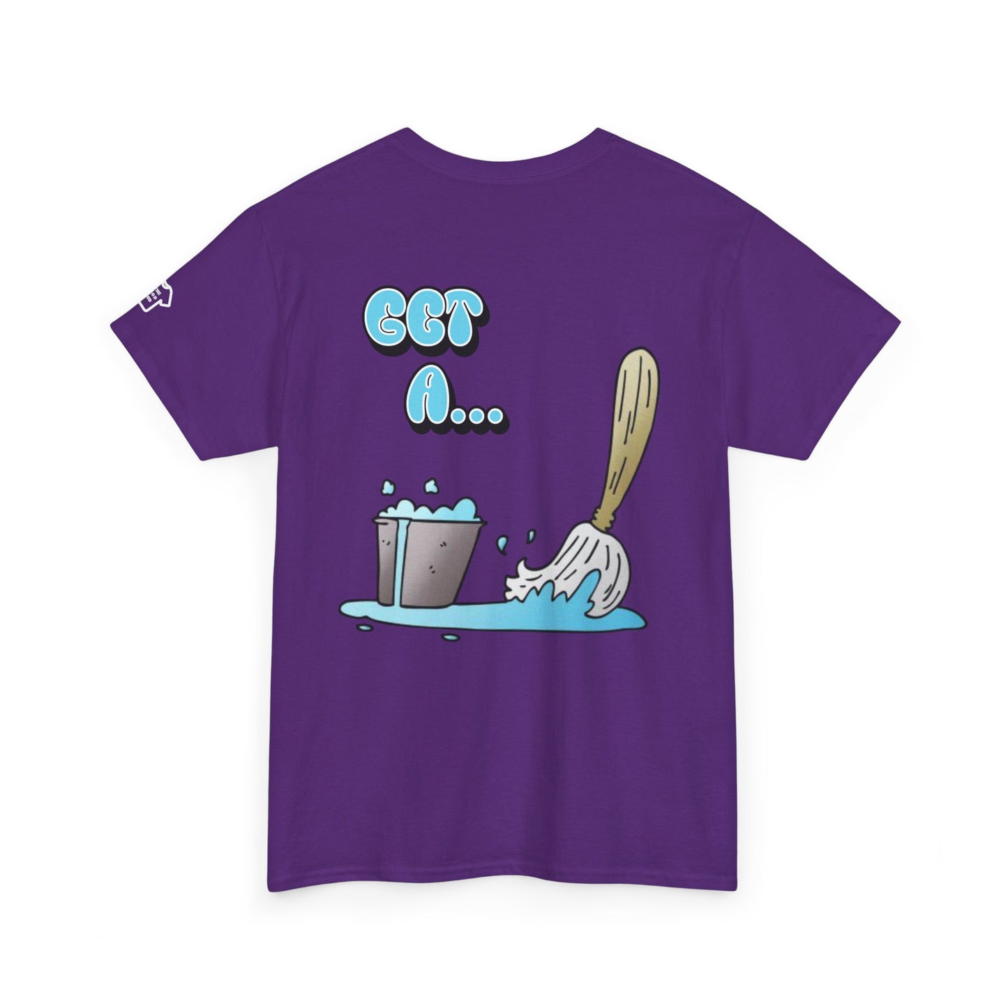 BUCKET & MOP Front/Back Design T-Shirt