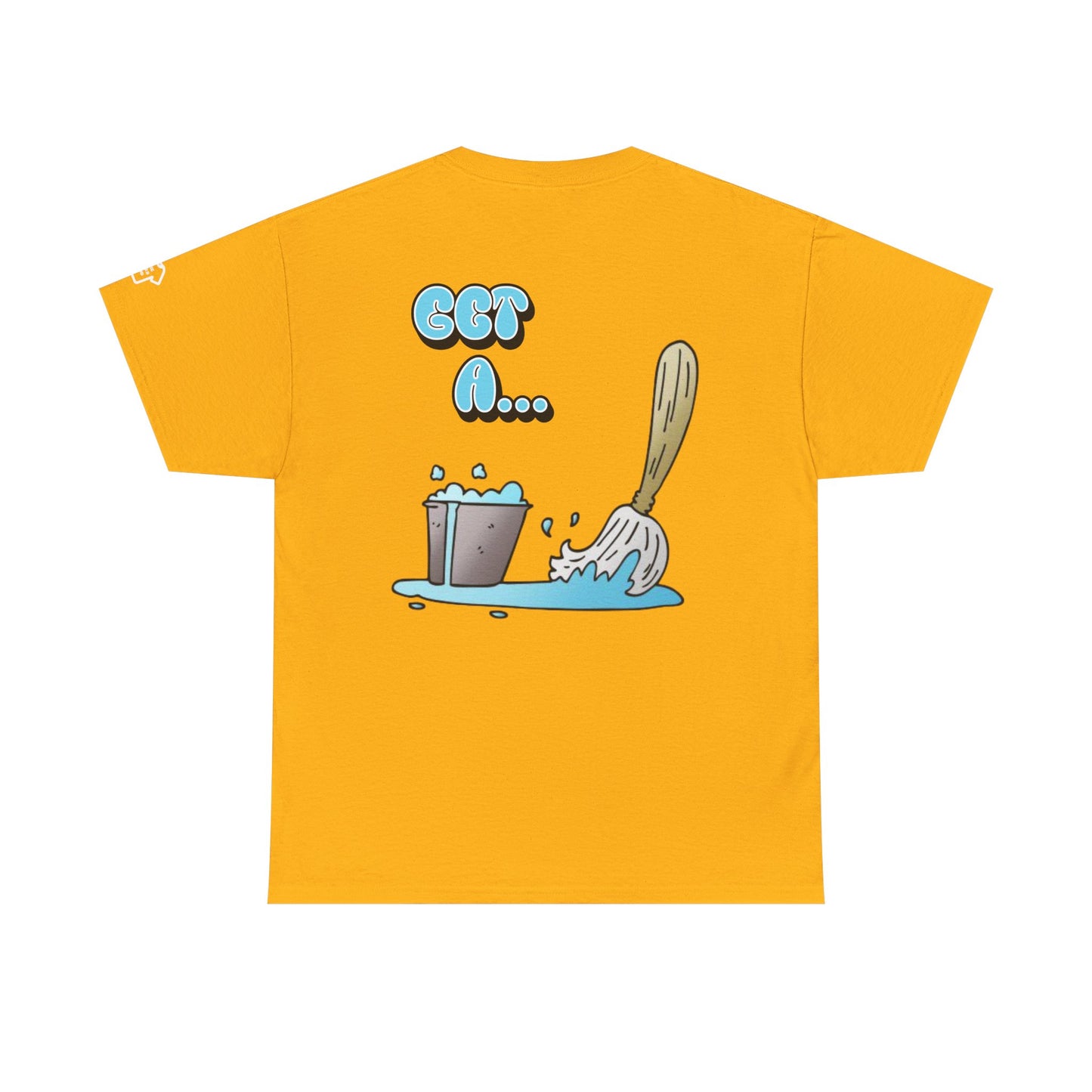 BUCKET & MOP Front/Back Design T-Shirt