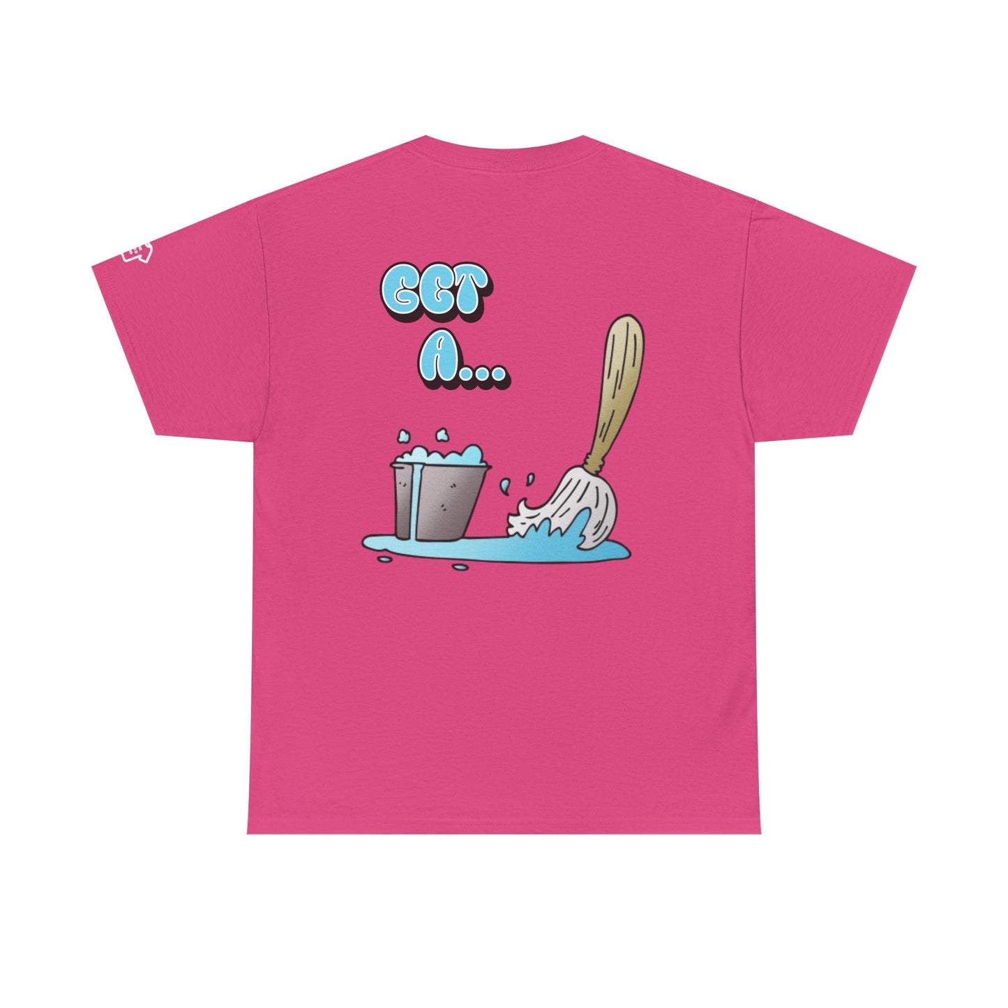 BUCKET & MOP Front/Back Design T-Shirt