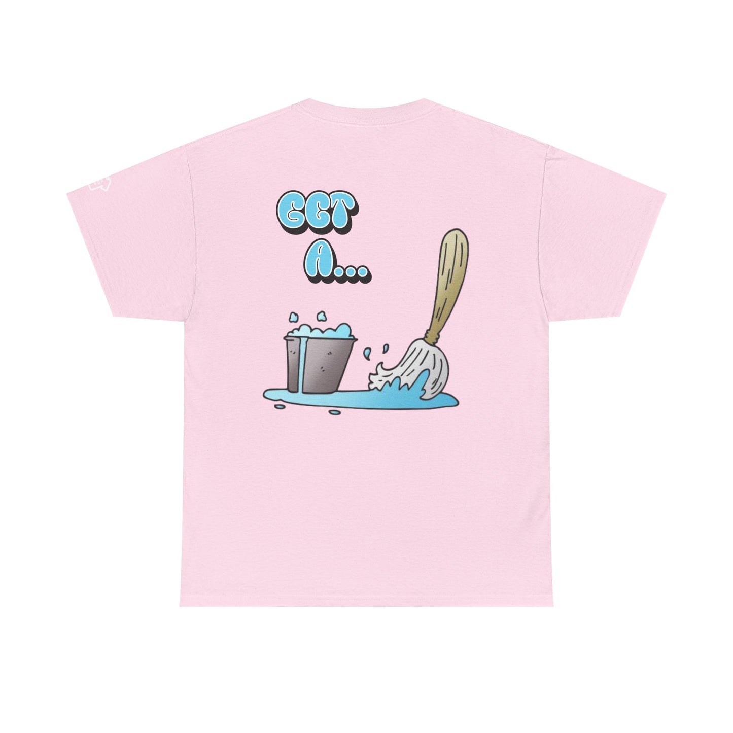 BUCKET & MOP Front/Back Design T-Shirt